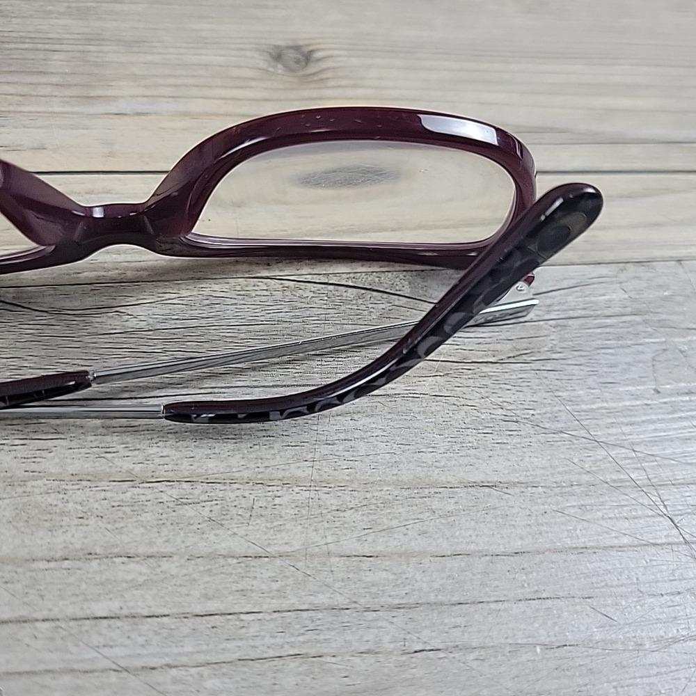 Coach Eyeglasses HC6124 5509 Solid Oxblood Metal Size 53-17-140 FRAMES ONLY - Picture 13 of 14